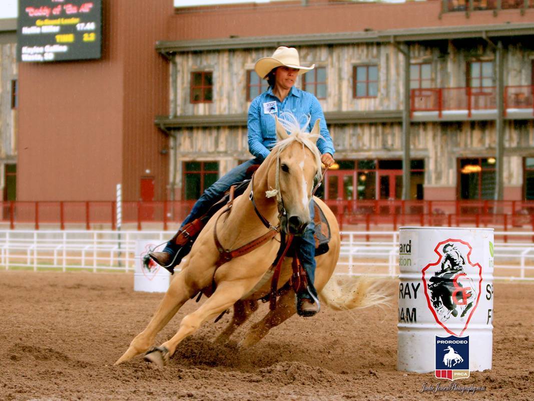 Barrel racer Kaylee Gallino