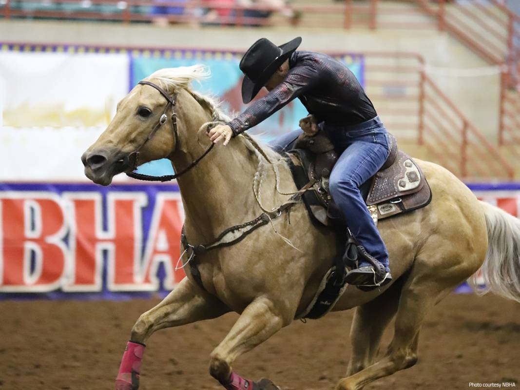 Barrel racer Kelley Carrington uses KER products